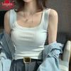 Langsha Women's American-Style Wide-Shoulder Camisole