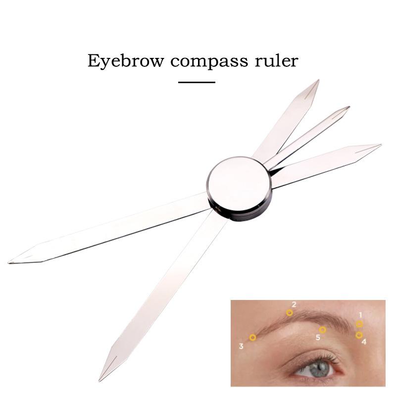 1 Pcs Microblading Balance Positioning Tattoo Ruler Makeup Eyebrow Design Golden Ratio Ruler Measurement Tool