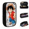 Custom Kawaii One P-Pieces Luffy Manga Pencil Case for Girls Boys Large Storage  Pencil Pouch School Supplies