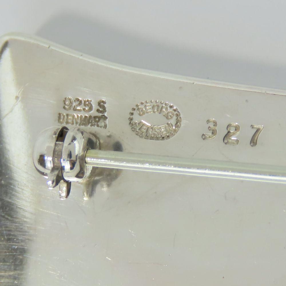 Used Georg Jensen Brooch 327 Silver925 19.7g Silver Hennig Koppel