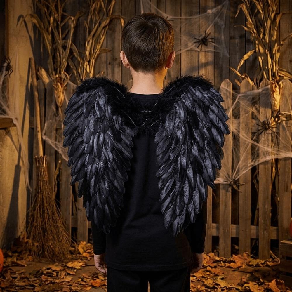Photo Props Angel Feather Wing Large Halloween Wing Simple Devil Feather Wing Adult