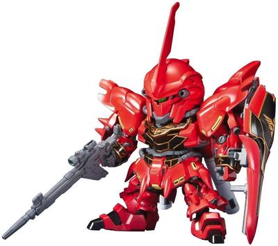SD Gundam BB Senshi Ne. 365 Mobile Suit Gundam UC MSN-06S Sinanju Předbarvený plastový model