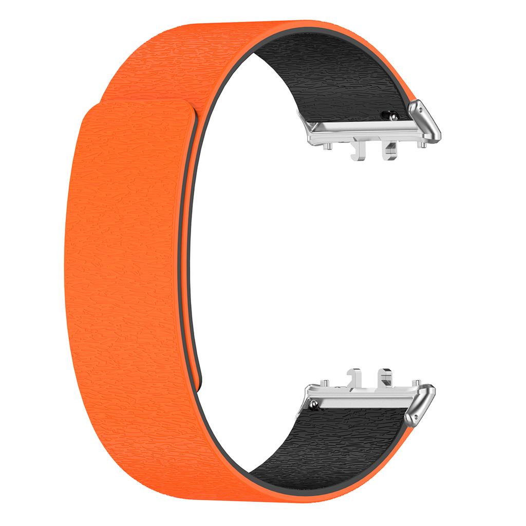 Magnetic Silicone Band For Samsung Galaxy Watch Fit 3 Two Tone Sport Strap For Galaxy Watch Fit 3 Smartwatch Elastic Bracelet