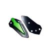 motokano Footpeg Heel Plate Guards for ZX-25R, ZX-4R, and ZX-4RR SE (Green)