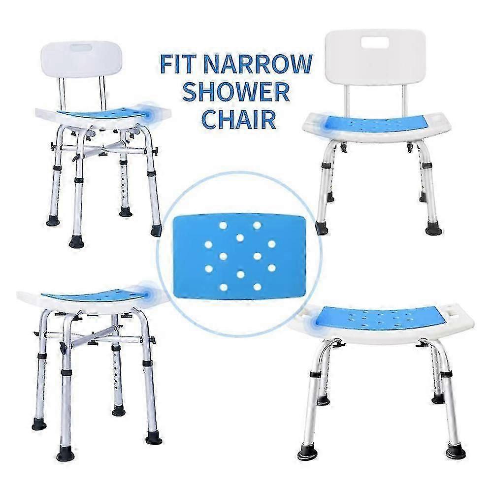 Anti Slip Bath Chair with Padded Seat Portable Folding Stool for Elderly Children Bathroom Safety Use Support