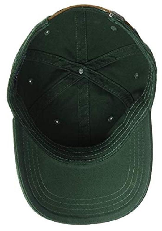 Tommy Hilfiger Strapback Golf Cap for Men and Women in White/Navy/Black (Green)