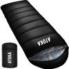 ATOKA Sleeping and Waterproof for Outdoor and Winter Includes Storage Bag Envelope-Style Bag, Lightweight, Warm, Camping, Activities, Use, 1.0kg,