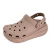 Classic Crush Clog Platform Slipper Sandals Latte 207521 2q9