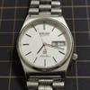 SEIKO Silver Wave Quartz Wristwatch Code Day-Date 8229-7040