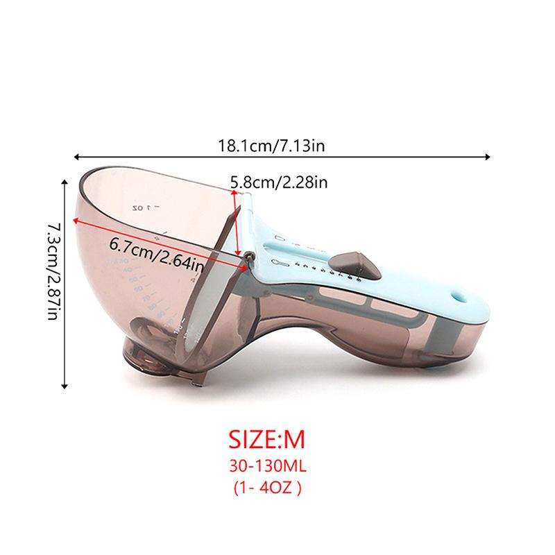 

Measuring Spoons Adjustable Cups 1pcs For Kitchen Nutrition