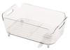 PEARL METAL Dish Drainer Rack Clear Width 38 X Depth 24 X Height 15 Cm Dish Drainer Basket Aclear (clear) HB-3800