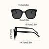 1Pc Women Female Eyewears Fashion Acrylic/PC Luxury Ultraviolet-proof Sunglasses Brand Designer