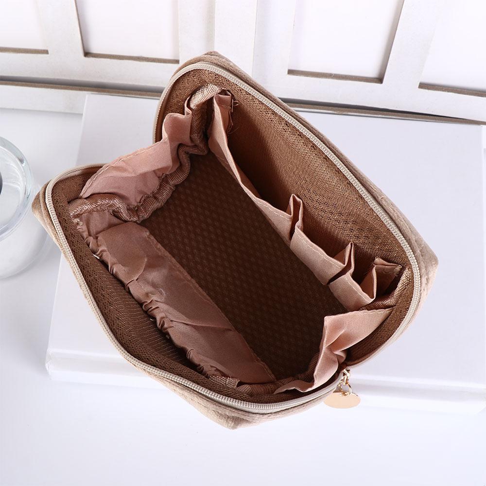 Multifunktionale Mini Einfache Handtaschen Samt Make-up Taschen Kosmetiktaschen Lippenstifttasche