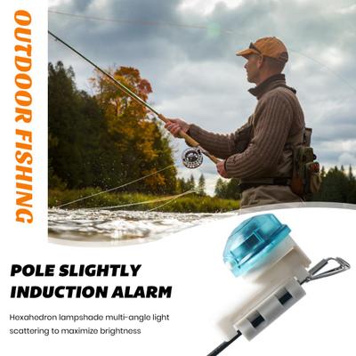 Light High Brightness Waterproof Battery-operated Simple Installation Luminous Fishing Bite Alarm Lamp