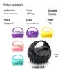 Portable Customized Massage Shampoo Brush for Bath & Head Scratching