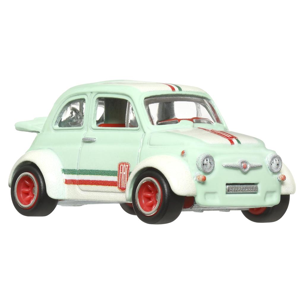 Hot Wheels Boulevard '60s Fiat 500 D Modified Vehicle Toy Mini Car HRT65 Green for 3 Years Old and Up