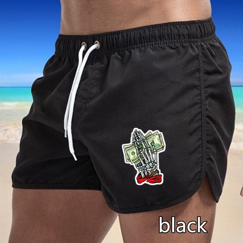 BBK-52 2025 Summer Men's Quick-Drying Swim Trunks Sports Pants Swimwear Beach Shorts Jogging Shorts