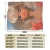 Funny Disgusting Doll Face Meme Hilarious Sarcastic Flannel Blanket Winter  Soft Durable Throw Blanket for Child Home Decor