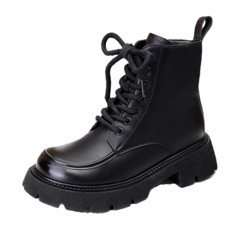 Thick-soled Autumn and Winter Versatile Velvet Martin Boots Women's New Temperament Small Thin Boots