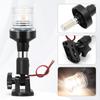 1pc Navigation Light 360 Degree White LED Fold Down Stern Lights Anchor Lights for Pontoons / Fishing Boats 6Inch 9 Inch 12 Inch