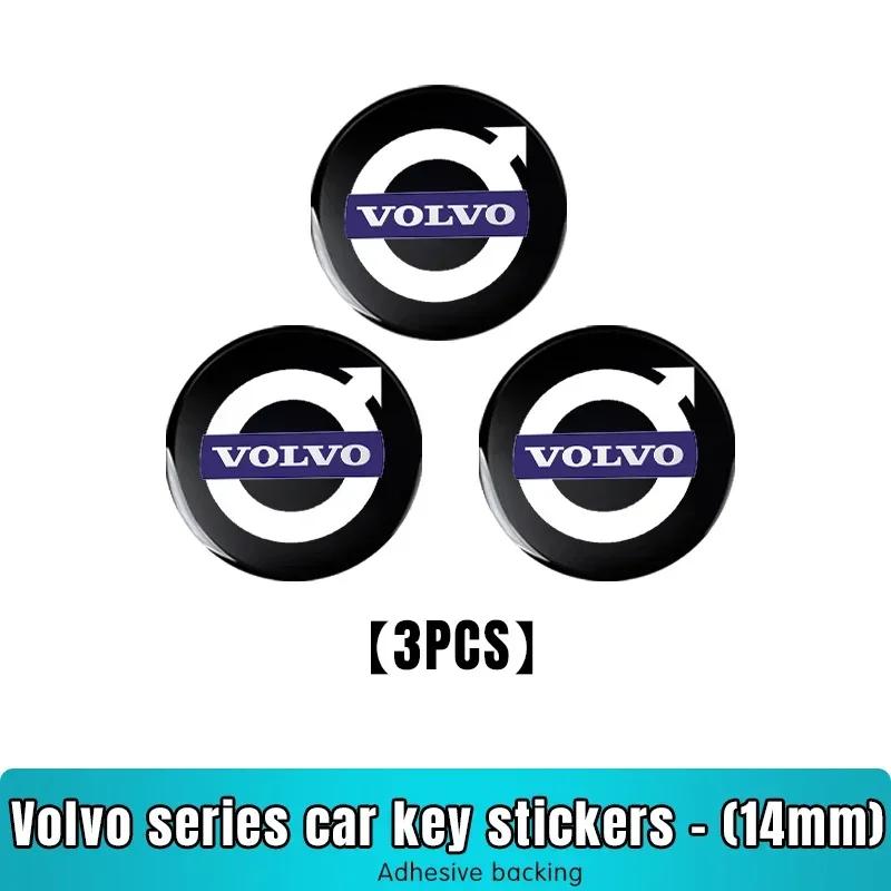 

3/5/10pcs 14mm Car Key Sticker Emblem Logo For Volvo T6 S40 S60 S90 XC40 XC60 XC90 V40 V50 V60 V90 T5 AWD C30 C70 S80 V70 XC70