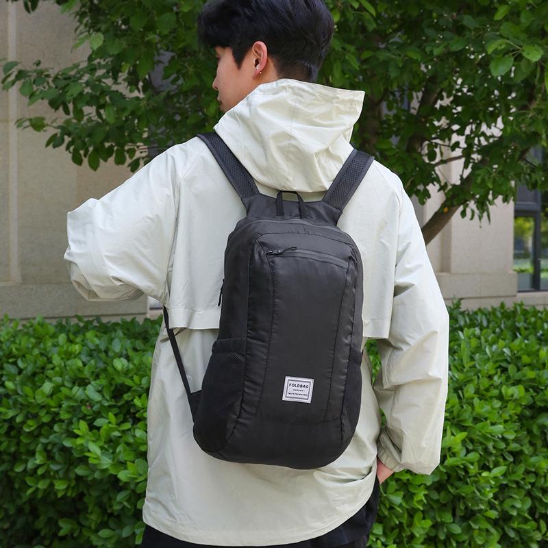 Ultra-light Portable Folding Backpack - Custom Print Logo for Travel, Mountaineering, Leisure & Sports