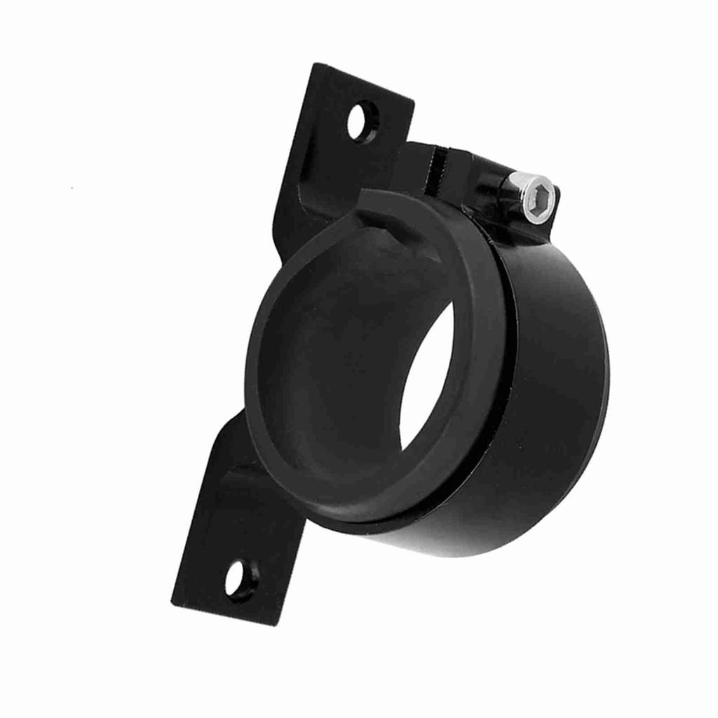 Aluminum Alloy 50mm Car Fuel Pump Mounting Bracket Single Filter Clamp Cradle Black