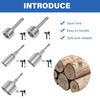 Ground Rod Driver 19/21/30/45/65mm Ground Rod Driver Tool Steel Drill Bit Driver Socket For Electric Hammer Drills