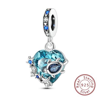 Newcopper Summer Sea Turtle Starfish Charms Pendants Fit Original Bracelet Diy Beads For Women Making Gift
