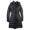MONCLER HERMINE Hermine hooded down jacket coat 00 blackUsed