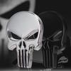Punisher Skull Metal Car Decal: Scratch Cover, Fuel Tank Enhancer, Tail Side Emblem, Car Body Decoration