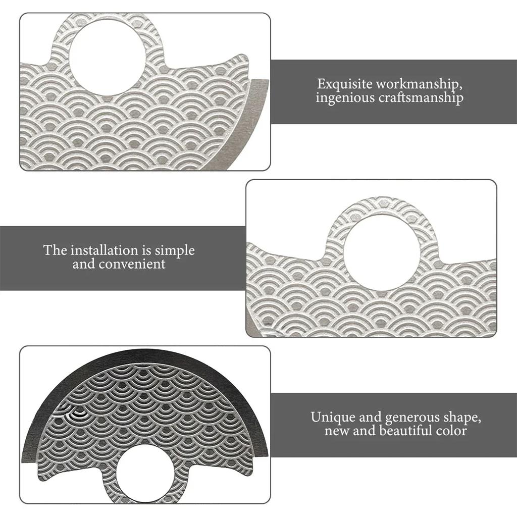 NH35 NH36 Wavy Pattern Automatic Hammer Rotor Metal Patch Fits 4R35 4R36 NH35 NH36 7S Movement SKX007 Watch Repair Guard Parts