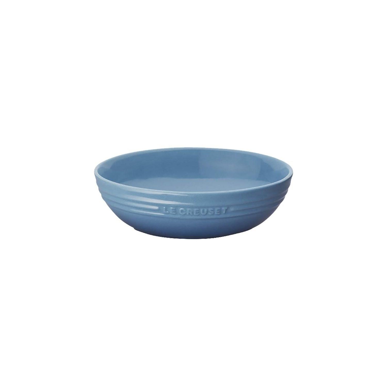 Le Creuset Oval Serving Bowl 17 cm Marine Blue Heat Resistant Cold Microwave Oven Compatible