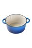 5 Liters of Blue Enamel Cast Iron Cooking Pot
