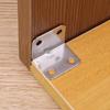 Stainless Steel L-Shaped Corner Code 90 Degree Laminated Furniture Plate Hardware Right Angle Bracket Cabinets Small Connectors