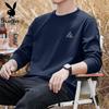 PLAYBOY Men's Pure Cotton Long Sleeve T-Shirt