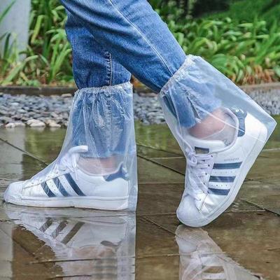 Wasserdichte Rutschfeste Einweg-Regenschuhüberzieher für Männer & Frauen - Verdickt, Verschleißfest, Wadenlanges Design für den Außenbereich