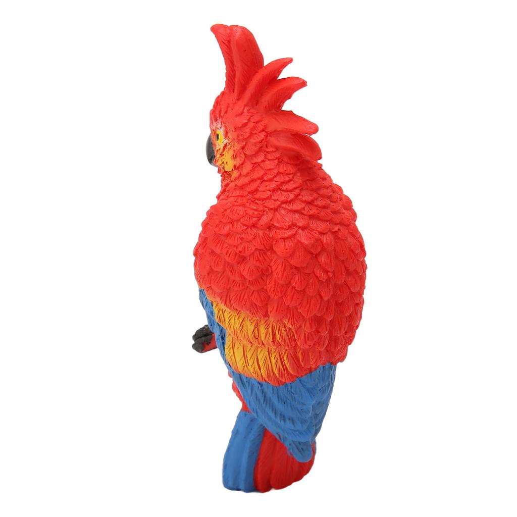 Papageienfiguren Aquarium Ornament Simulation Innovativ Handgefertigt Bunt Harz Papagei Aquarium Anhänger