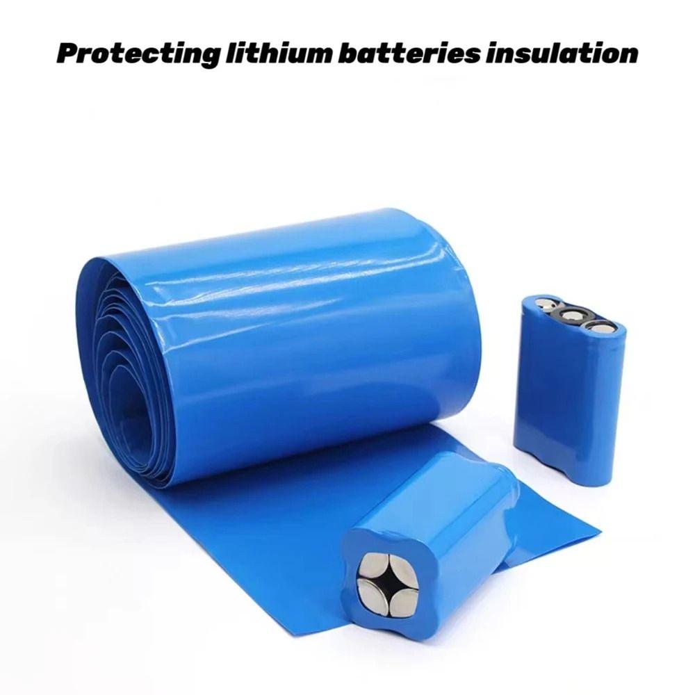 1Meter/Pack 18650 Battery Pack Shrinkable Film PVC Tape Sleeves New Heat Shrink Tube