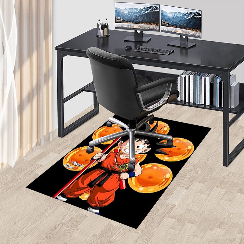 1 Stück Dragon Ball Z, Goku Teppich rutschfest Polyester Fußmatte für Büro, Schlafzimmer