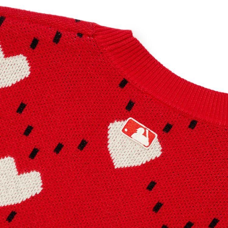 New MLB Sweaters Unisex Red 3AKCH0224-43RDS