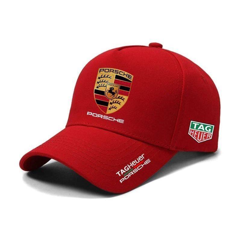 Bilemblem Baseballkeps Utomhus Casual Hatt Hip Hop Solhatt För Porsche Cayenne Panamera Macan Boxster Cayman 718 911 Klistermärke