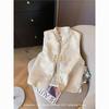 2025 Vest Spring and Autumn Vest Buckle Fashion New Top Vest