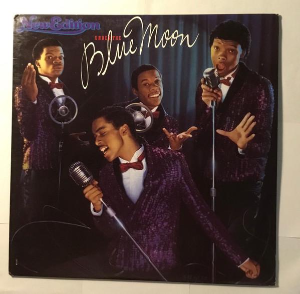 

LP Record NEW EDITION Under The Blue Moon MCA5912 MCA Records Canada SoulFunk Used
