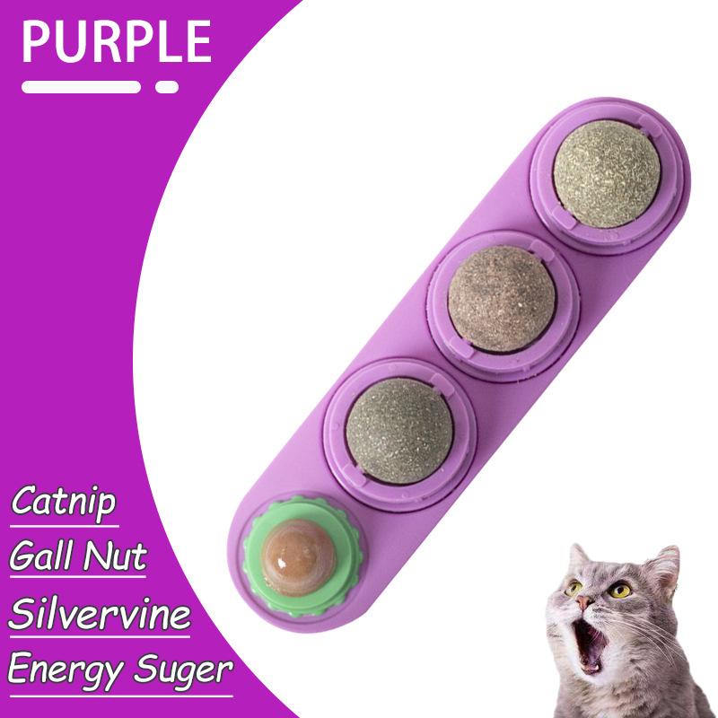 Natuurlijke Kattenkruid Kat Muur Plakbare Bal Speelgoed Krabbers Snoepjes Gezond Natuurlijk Verwijdert Balletjes om de Spijsvertering te Bevorderen Kattenkruid Snack