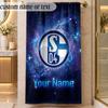 Beach TowelSchalke 04 FC Custom Name Text Personalized Soft Towel for Beach Pool Indoor Home Decor Gift
