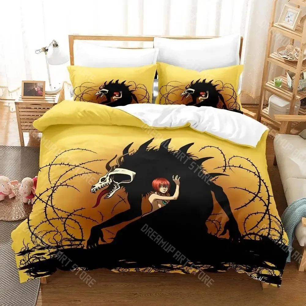 3d Print Anime The Ancient Magus' Bride Bedding Set Single Twin Full Queen King Size Bed Set Adult Kid Bedroom Duvet cover Sets