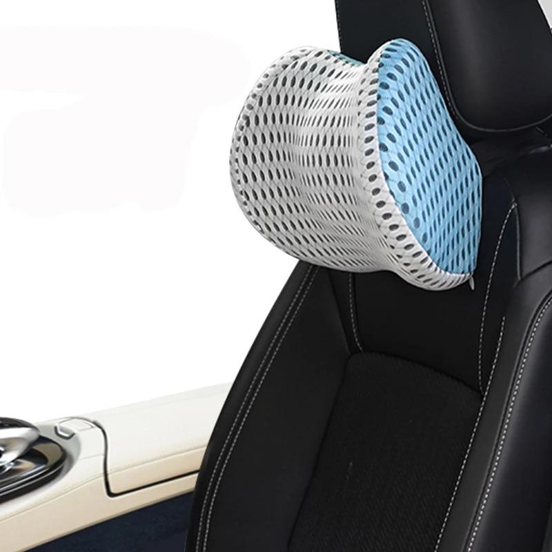 Car Headrest Pillow Support Travel Universal Soft Neck Pillows Cushion Memory Foam Car Lumbar Back Support Auto Headrest