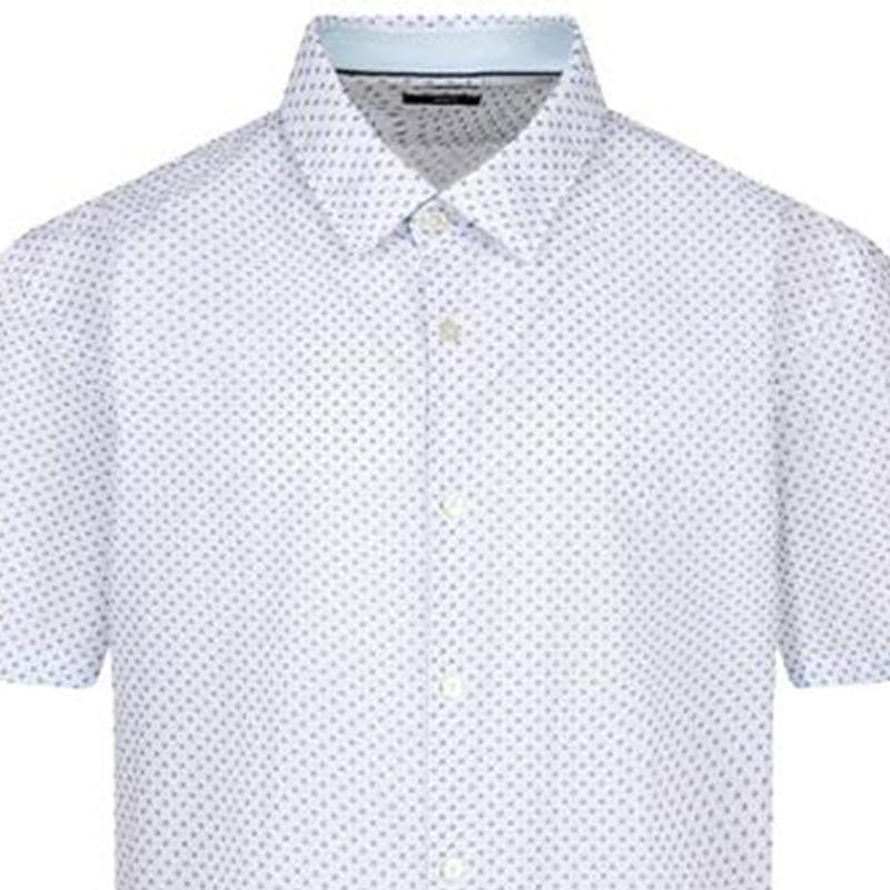 HUGO BOSS Shirts Men's White Lapel Thin Other 50461033-402