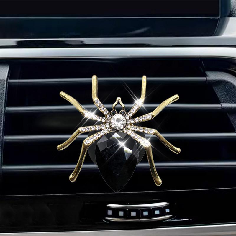 New Diamond Spider Style Perfume Bottle Car Air Conditioning Outlet Perfume Car Perfume Car Interior Accessories Car Fragrance